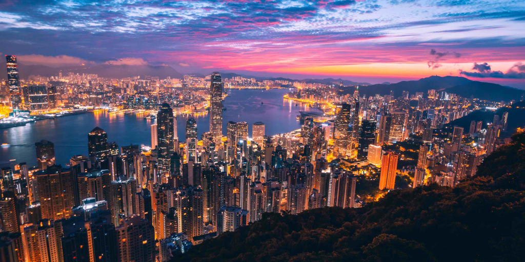 Hong Kong skyline Hong Kong skyline